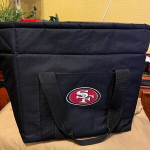 Black Insulated Tote with SF Logo